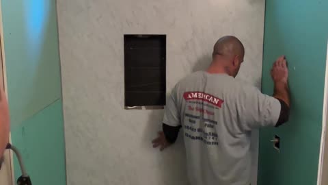 Composite Shower Wet Area Panel Installation