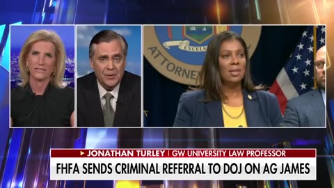 Federal agency sends criminal referral to DOJ on AG Letitia James.