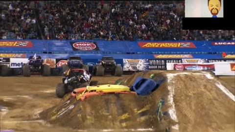 Monster Jam 2010 Crashes and Highlights (REACTION) (Part 3)