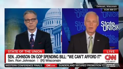 Ron Johnson (R-WI) says the Big Beautiful Bill is immoral, will bankrupt America