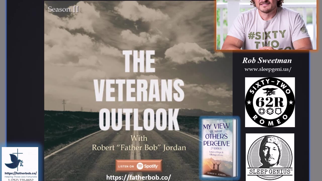 The Veterans Outlook Podcast Featuring Rob Sweetman ∑110/Season II/Episode #19.