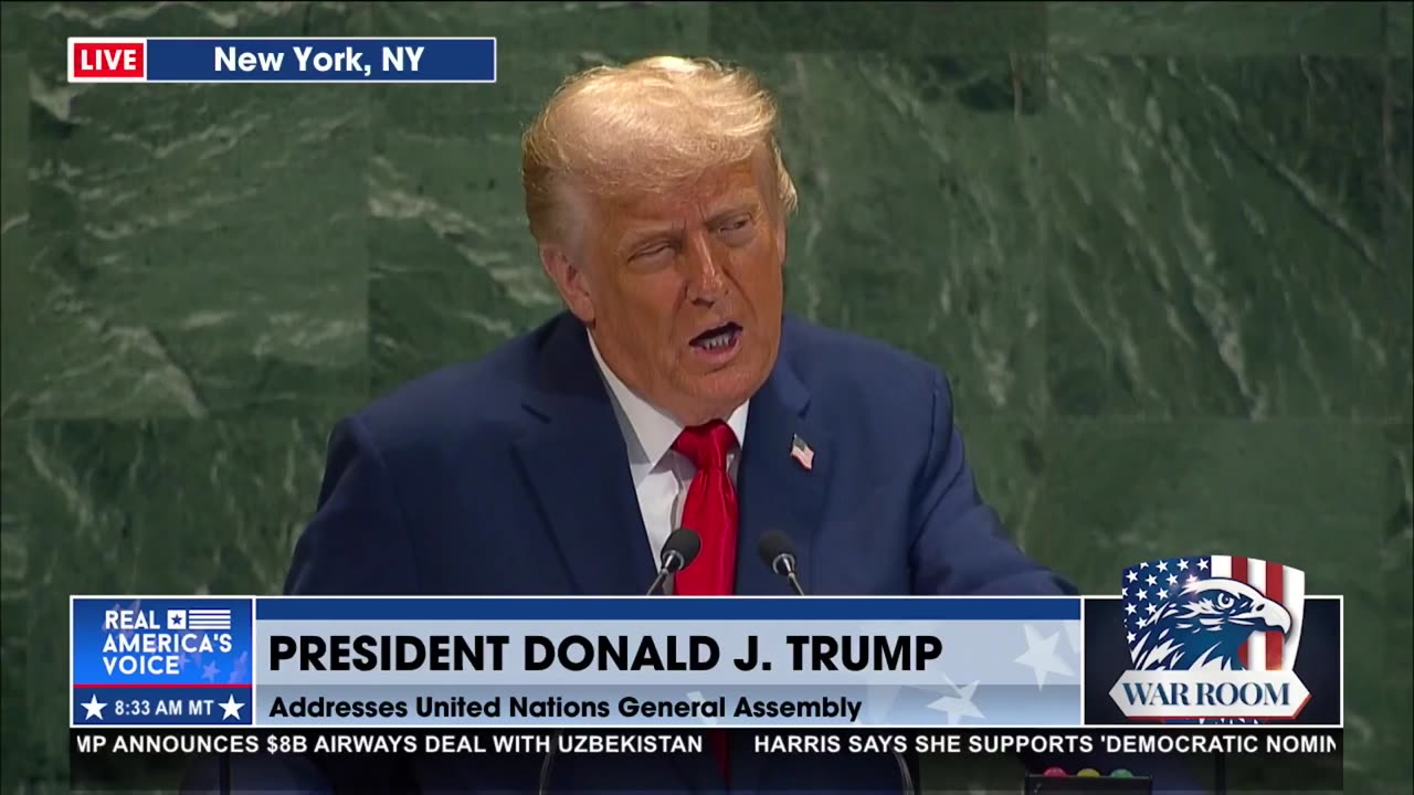 POTUS CALLS OUT THE UNITED NATIONS