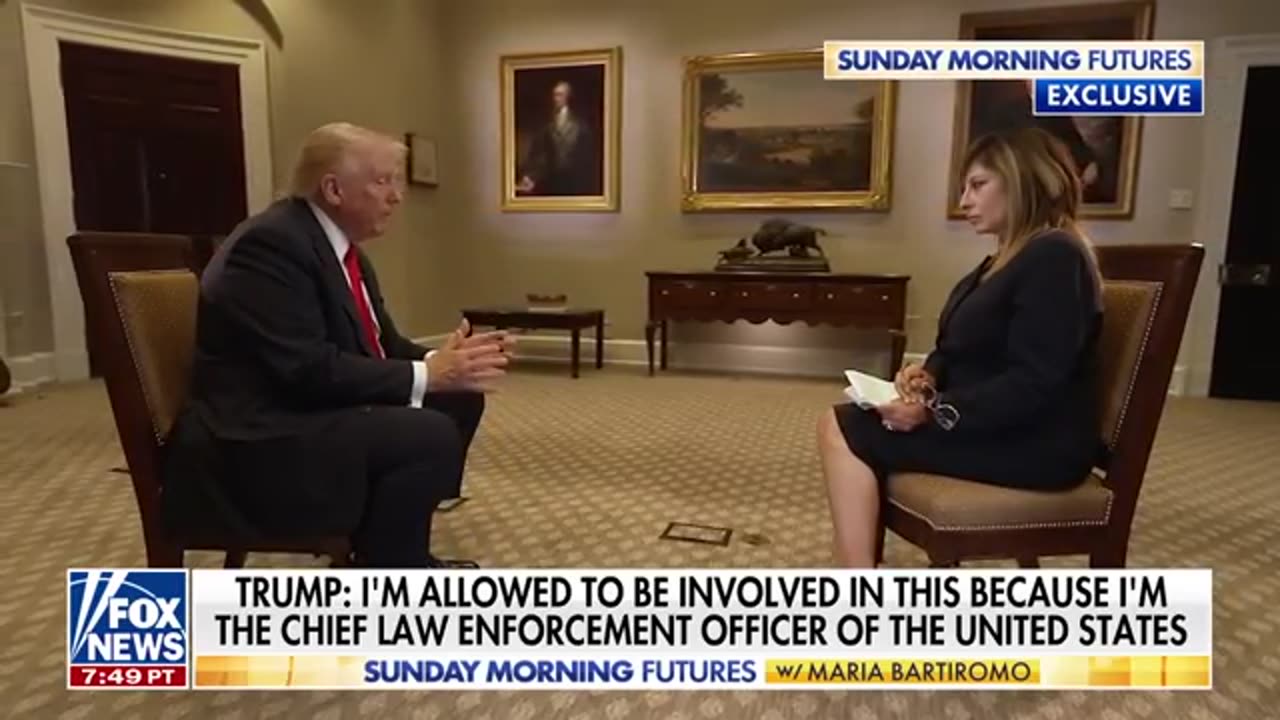 Trump and Maria Bartiromo Discuss Obama