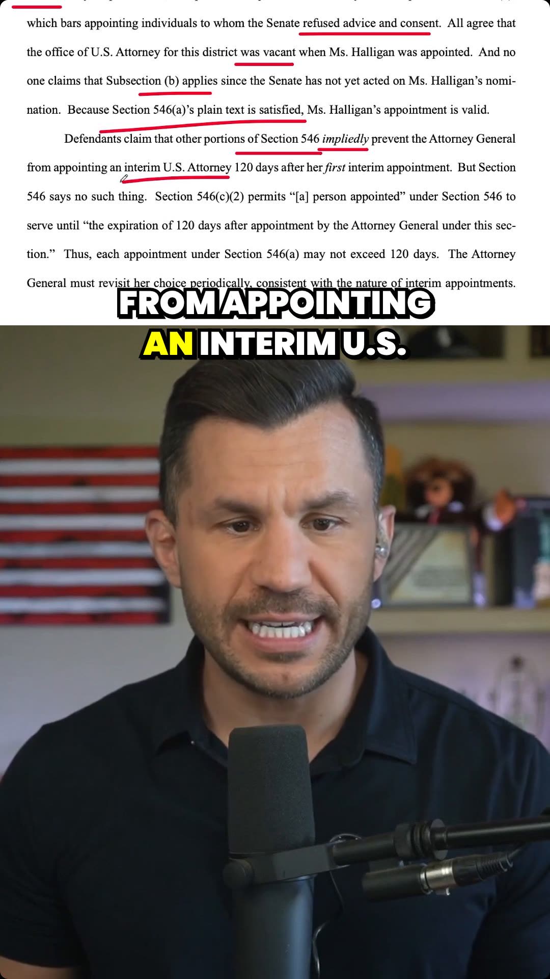 Pam Bondi ACCUSED of Twisting Law to Reset 120 Day Limit