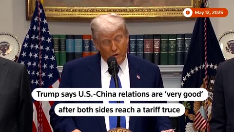 'A total reset with China,' Trump says about tariff deal