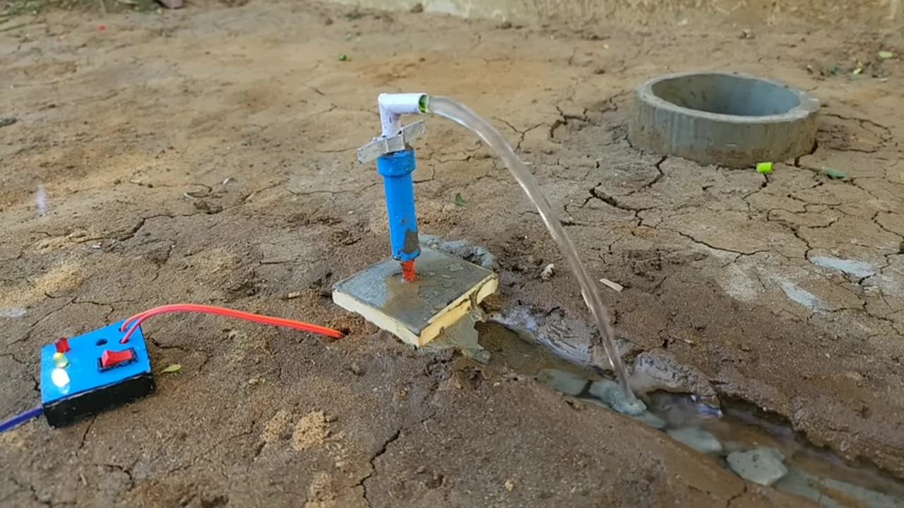 Borewell drilling machine | Submersible water pump | Science project |