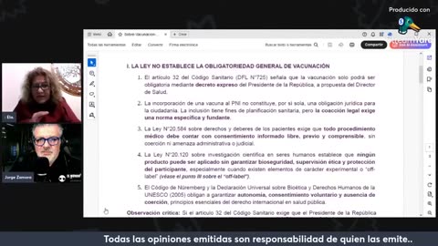 Peritaje al ISP y Supuestas Vacunas Obligatorias