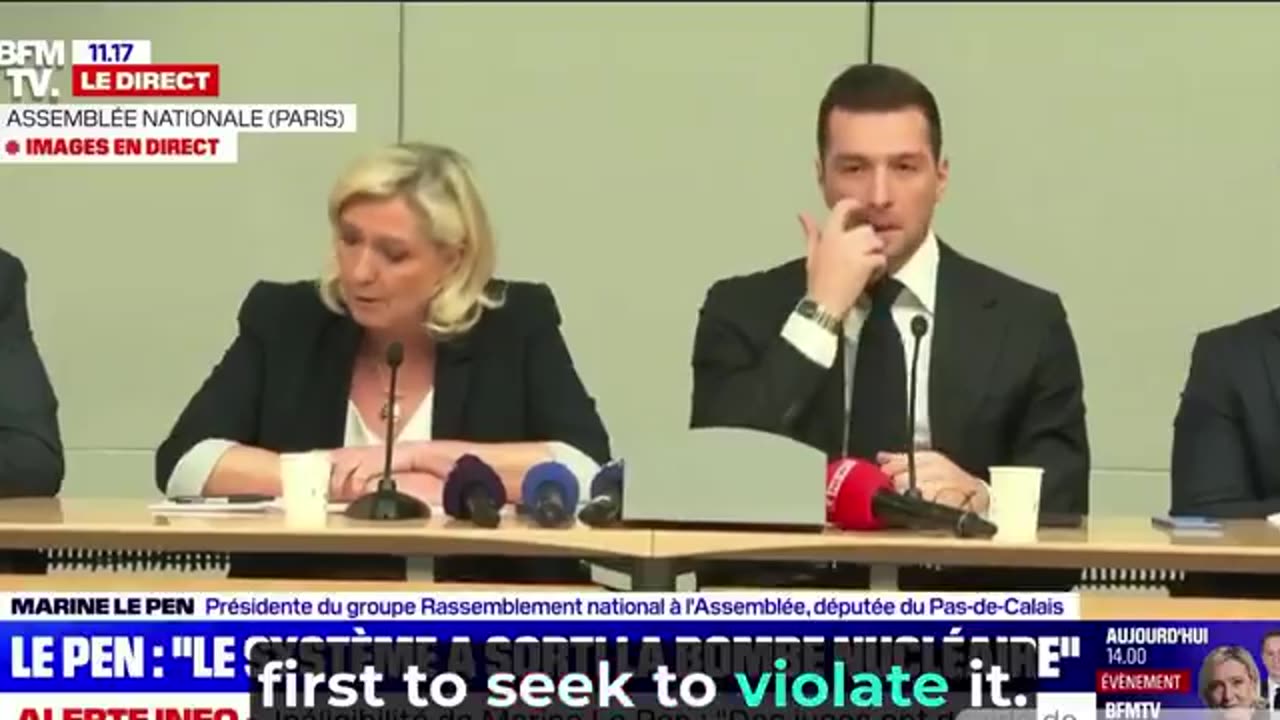 Marine Le Pen goes NUCLEAR: