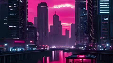 Pink lightning struck and the power went out