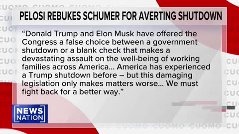Chris Cuomo slams "lying" Nancy Pelosi for pushing for government shutdown.