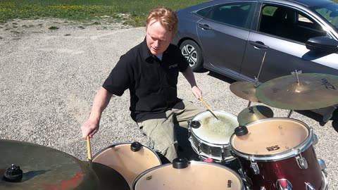 Kevin Plays Drums (For Realz!!!)