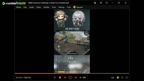 100M Extraction Challenge in Delta Force Mobile LIVE