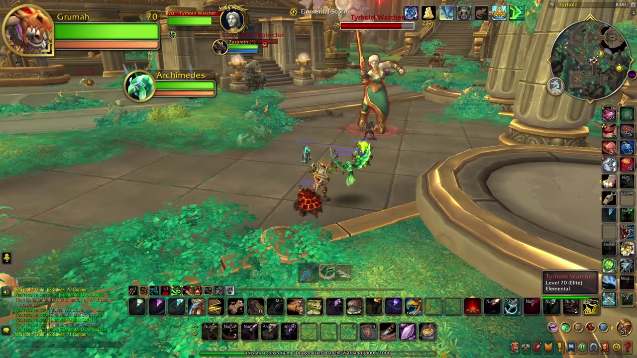 wowcraft in 2025 p25 - newly shadowed priest solo quest then hunter hunting elemental storms more