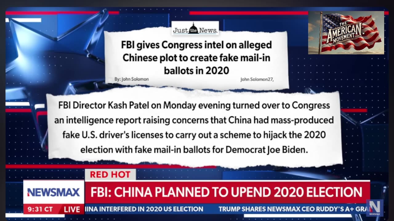 Kash Patel finds Bombshell evidence that China interfered in the 2020 election