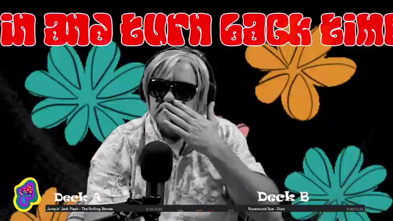 60s Summer Road Trip playlist, With 60s DJ