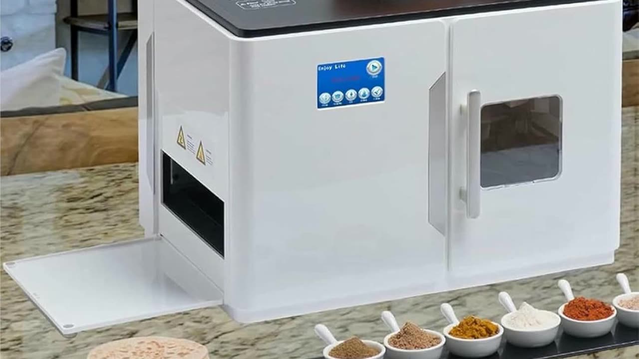 Smart Roti Maker: Effortless Flatbreads at the Push of a Butto