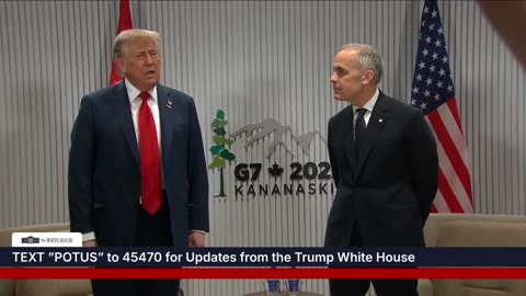 President Trump Participates in a Bilateral Meeting with the Prime Minister of Canada