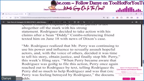 12-26-2025: Tyler Perry Being Sued AGAIN for Sexual Assault