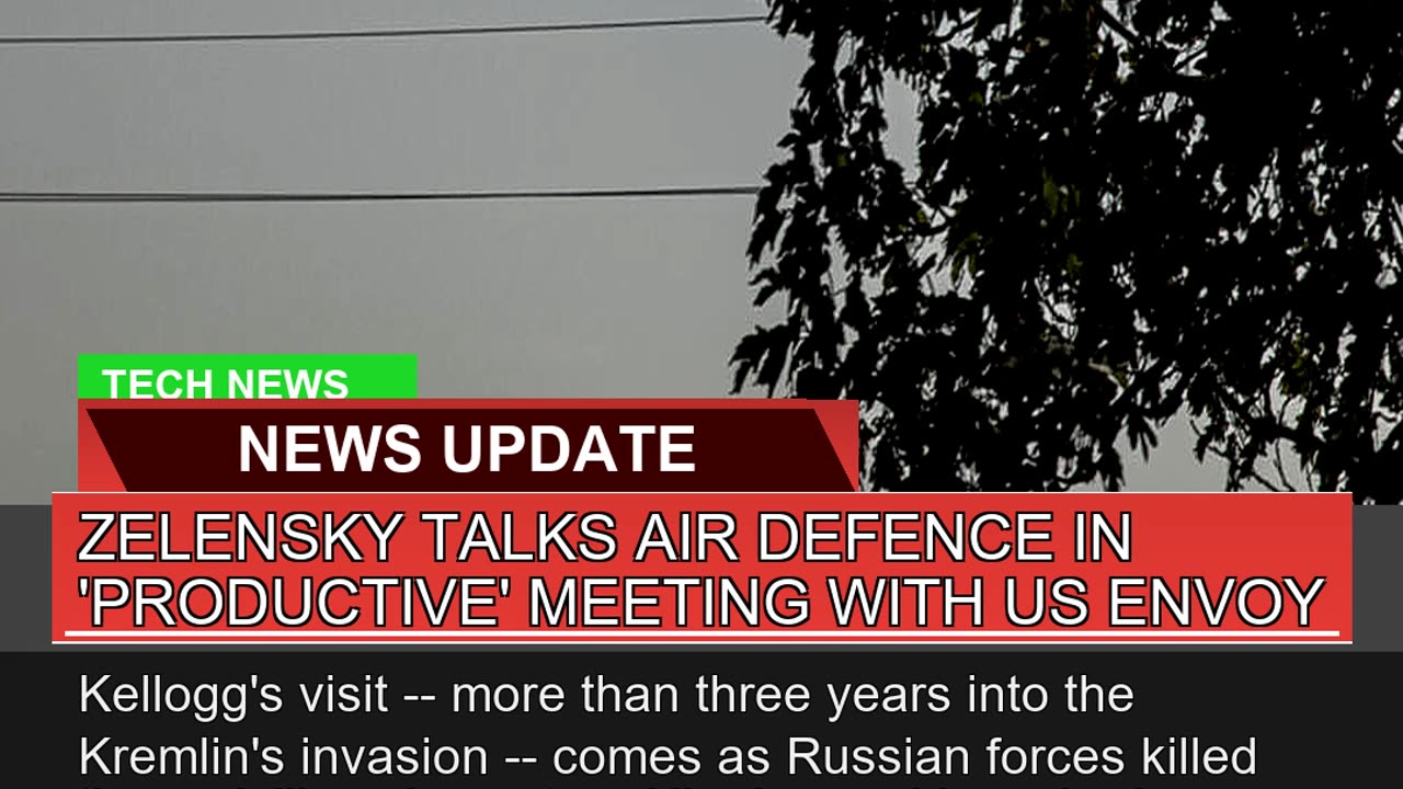 Zelensky Talks Air Defence in Productive Meeting