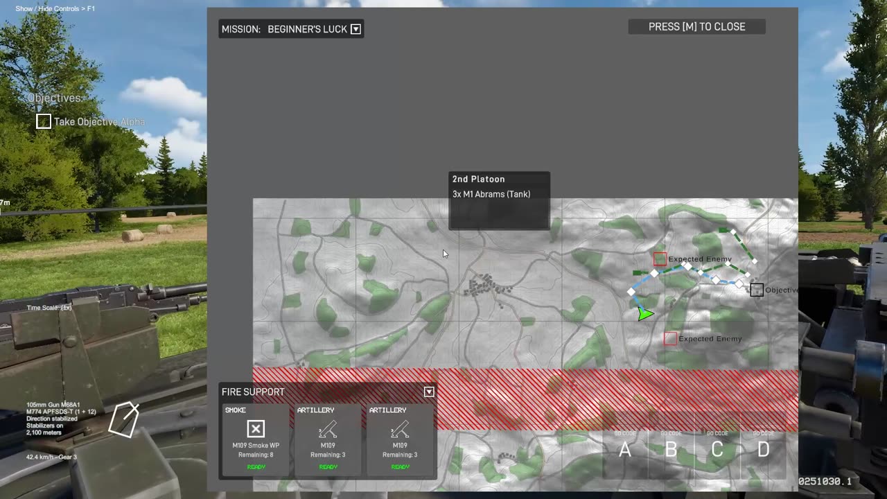 Gunner, Heat, Pc! Beginner's Luck Command