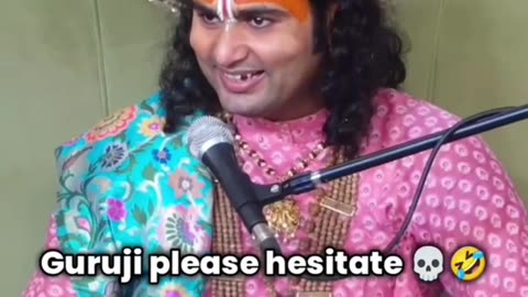 Anirudhacharyaji Guruji rocked bhakt shocked #epicprank #viral #funny #aashram #guruji #babaji