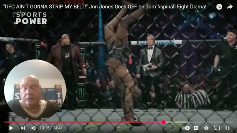 shoud ufc strip jon jones belt watch hes ducking tom asprinol