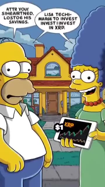 🚨 The Simpsons strike again 🚨 An episode hints at #XRP hitting $100K by 2026.