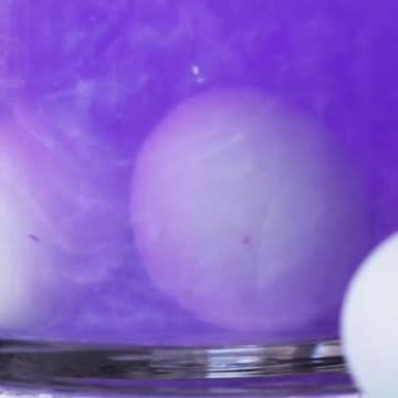 Why do old eggs float while fresh ones sink?