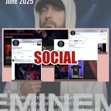 Fact Check: Eminem Did NOT Announce a Concert in Israel for June 2025