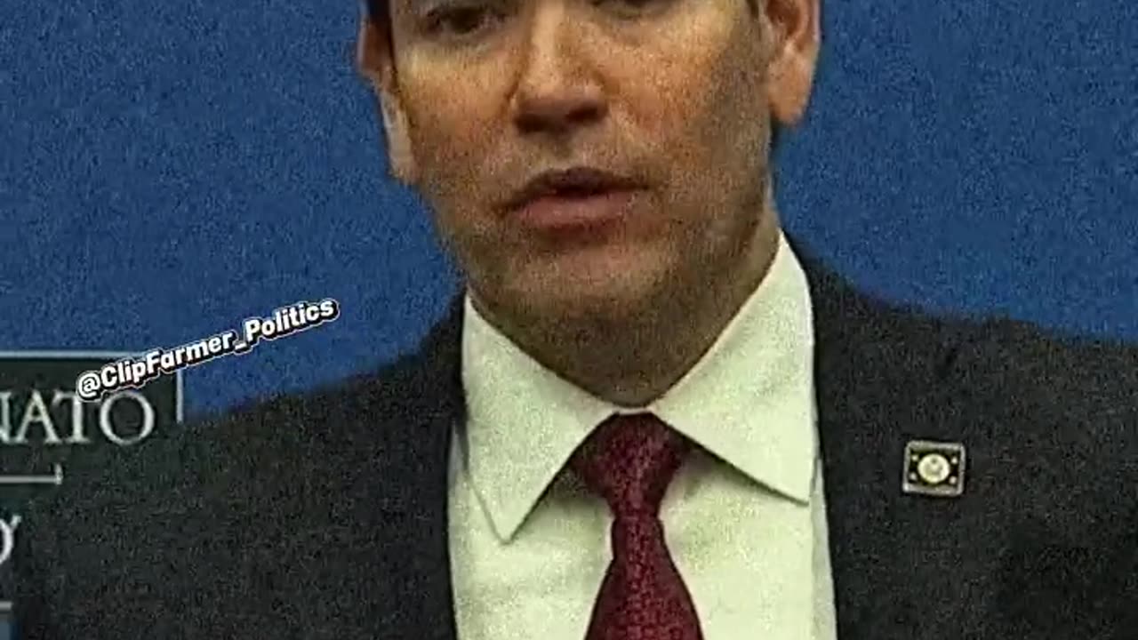 Marco Rubio Corrects Reporter About The Market Crashing