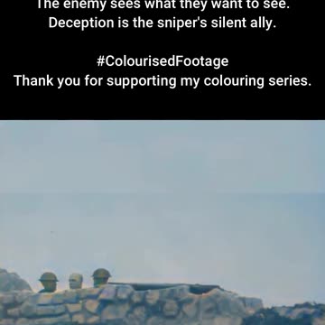 Silent Shadows WW1 Sniper Decoy Heads #ColourisedHistory