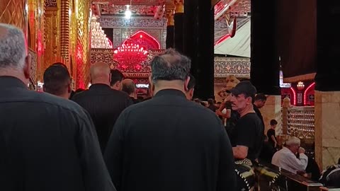 The atmosphere in the holy city of Karbala, special to Shia Muslims.