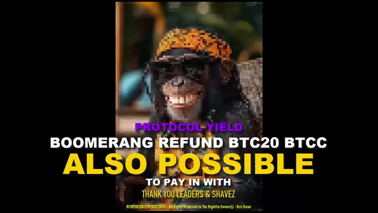 PROTOCOL YIELD (PY) BOOMERANG REFUND BTC20 BTCC NOW POSSIBLE - TOP TEAM ROB BUSER