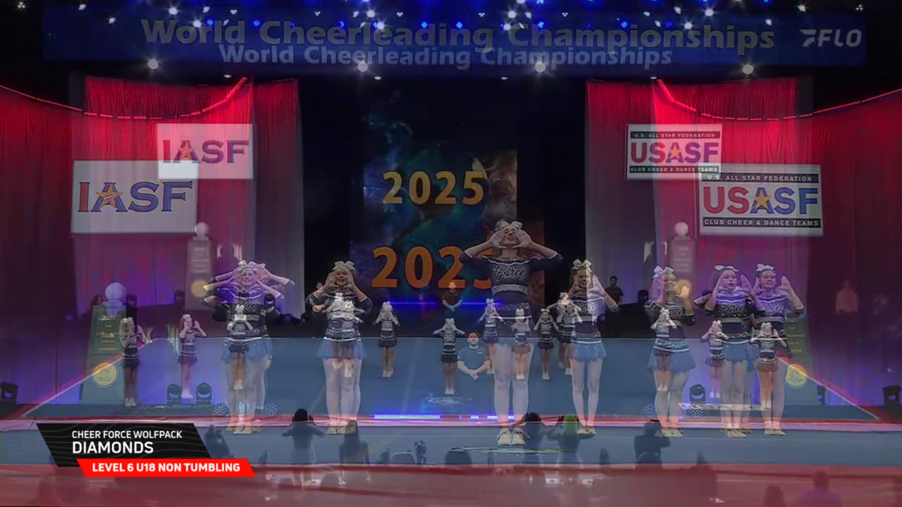 CheerForce WolfPack Diamonds Worlds 2025 Finals