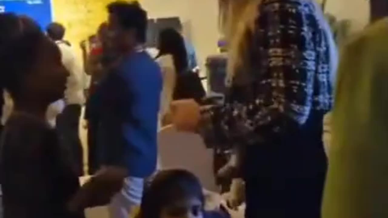 the beauty queens interacted with the children and danced