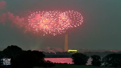 FIREWORKS FROM KLW NEWS VAN 250th