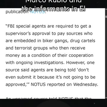 Report: FBI Informants Aren’t Getting Paid During Government Shutdown