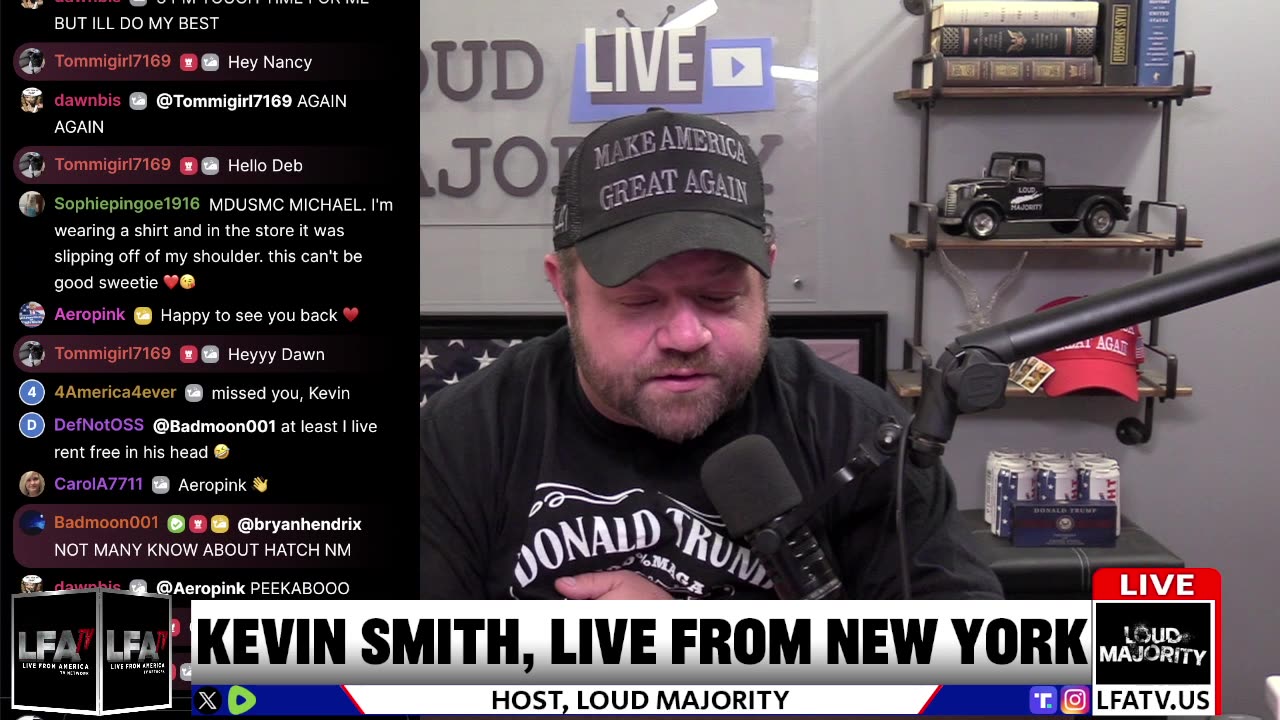 KEVIN'S LIVE AT A NEW TIME 3PM EASTERN!!! - LOUD MAJORITY LIVE