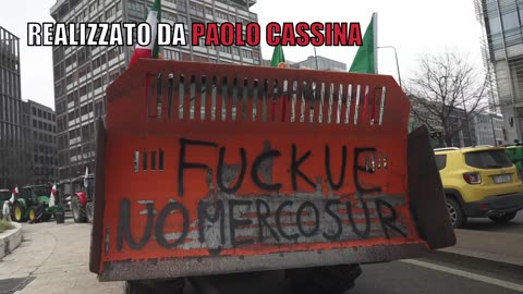 La protesta degli Agricoltori - Milano 9 Gennaio Piazza Duca d'Aosta - Riepilogo della mattinata