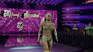 wwe 2k25 321 universe Tiffany Stratton VS Chyna