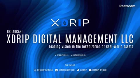 Live Stream With XDRIP Digital Management