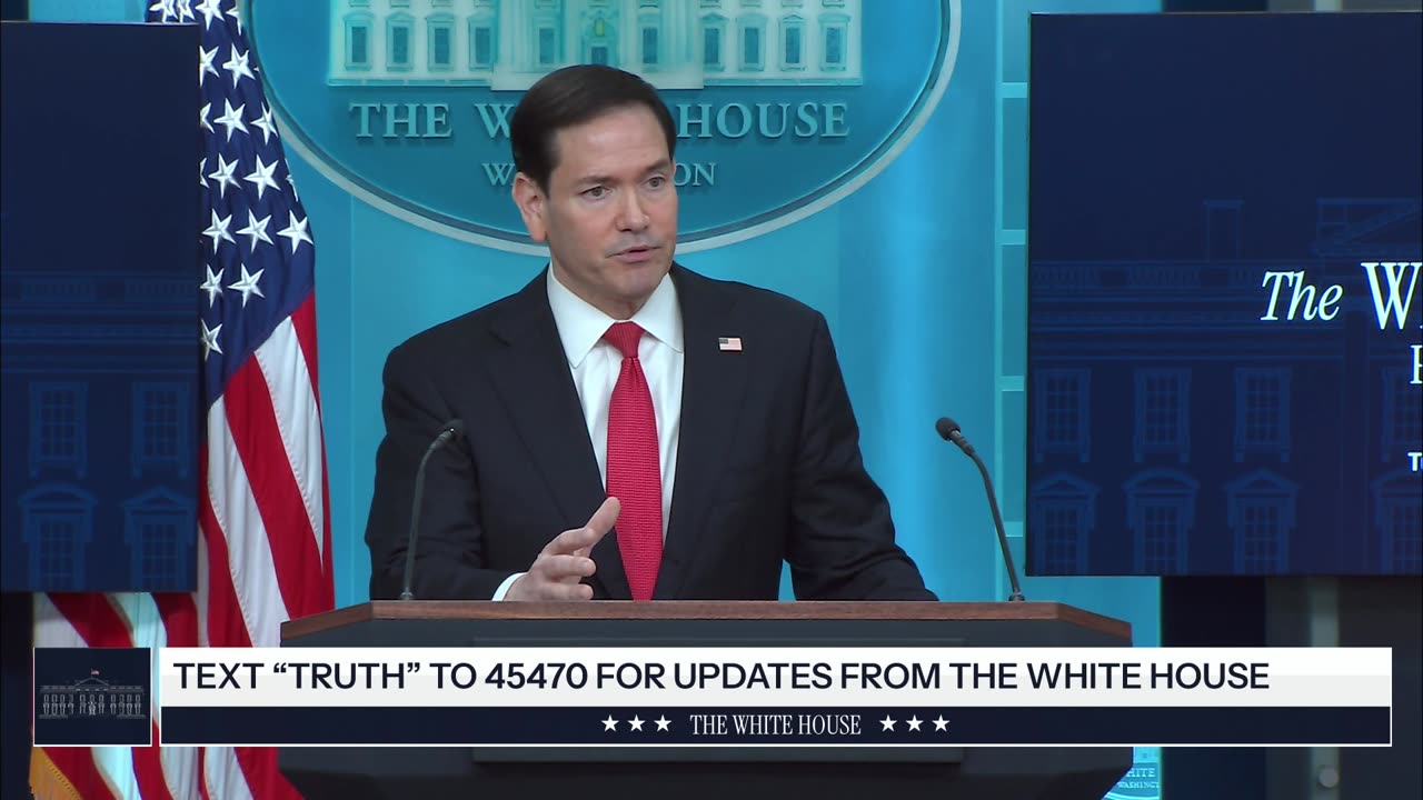 Secretary of State Marco Rubio Briefs Members of the Media, May 5, 2026