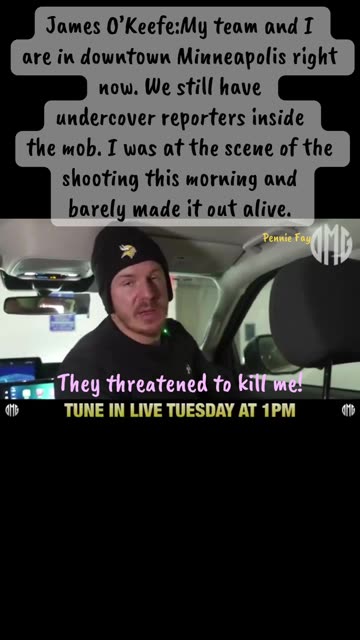 James O’Keefe in Minneapolis Riot: I barely made it ALIVE