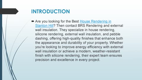 Best House Rendering in Stanton Hill