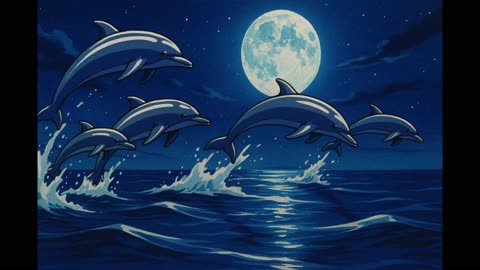 Midnight dolphins V5