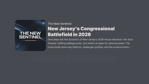 New Jersey's Congressional Battlefield in 2026
