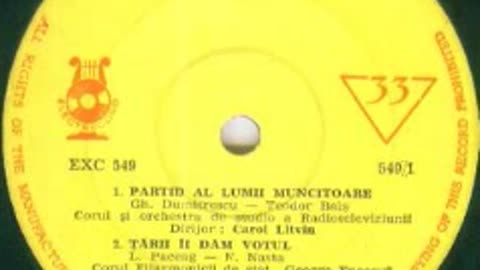 Corul Filarmonicii "George Enescu"-Tarii ii dam votul