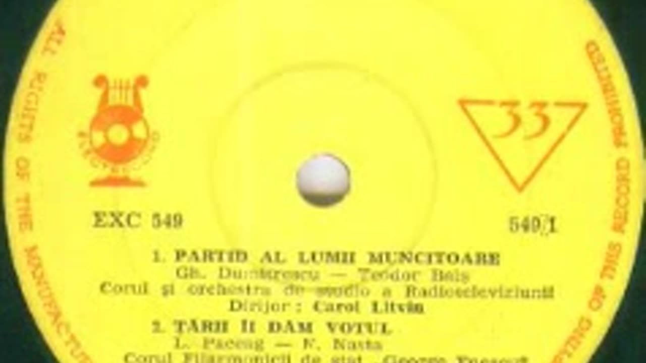 Corul Filarmonicii "George Enescu"-Tarii ii dam votul