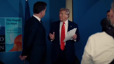 DADDY'S HOME: President Donald J. Trump Attends the NATO Summit, 2025