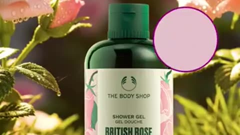 Glow with The Body Shop British Rose Shower Gel